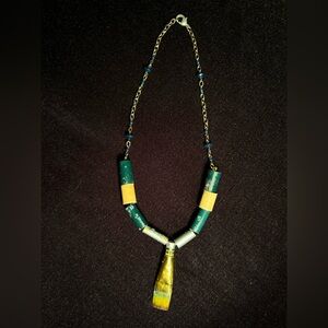 Wearable Art Paintbrush Necklace